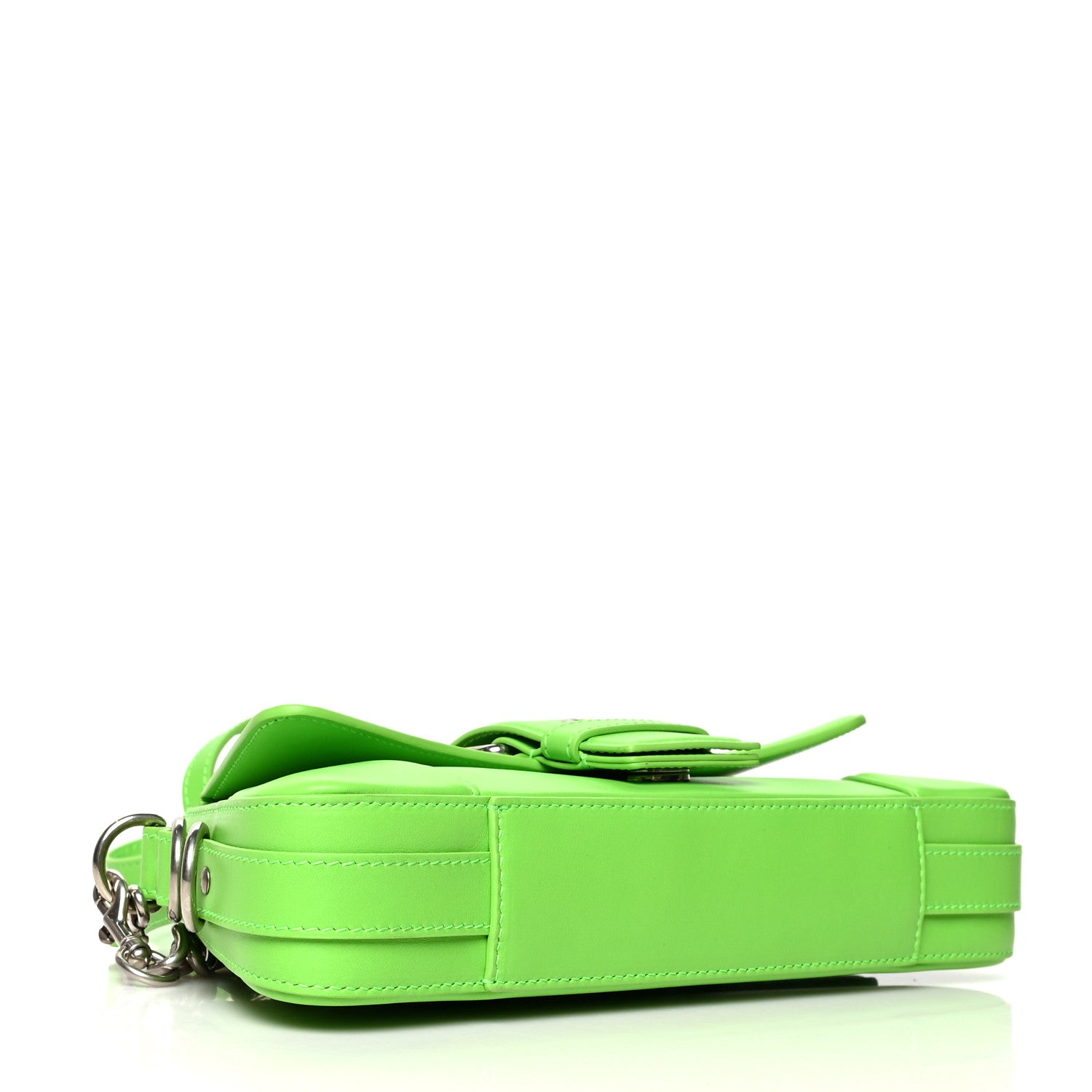 Balenciaga Smooth Calfskin Small Lindsay Shoulder Bag Acid Green 4 of 10