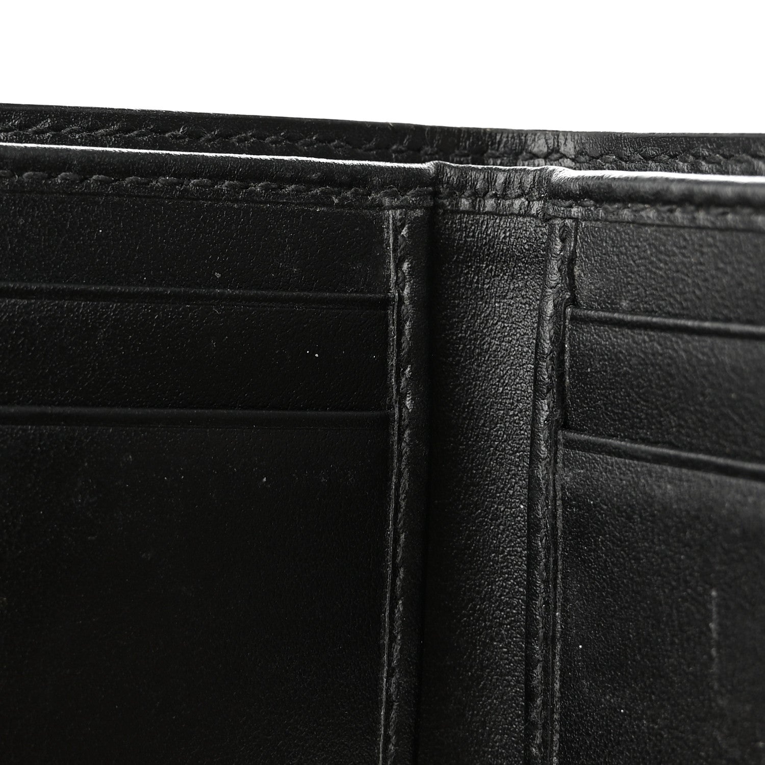 Gucci Calfskin GG Tennis Embossed Bi-Fold Wallet Black 10 of 13