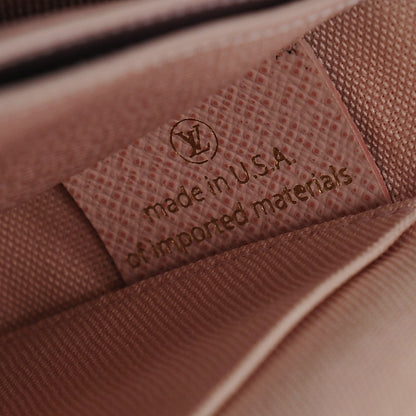Louis Vuitton Damier Azur Pochette Felicie Chain Wallet Rose Ballerine 8 of 8