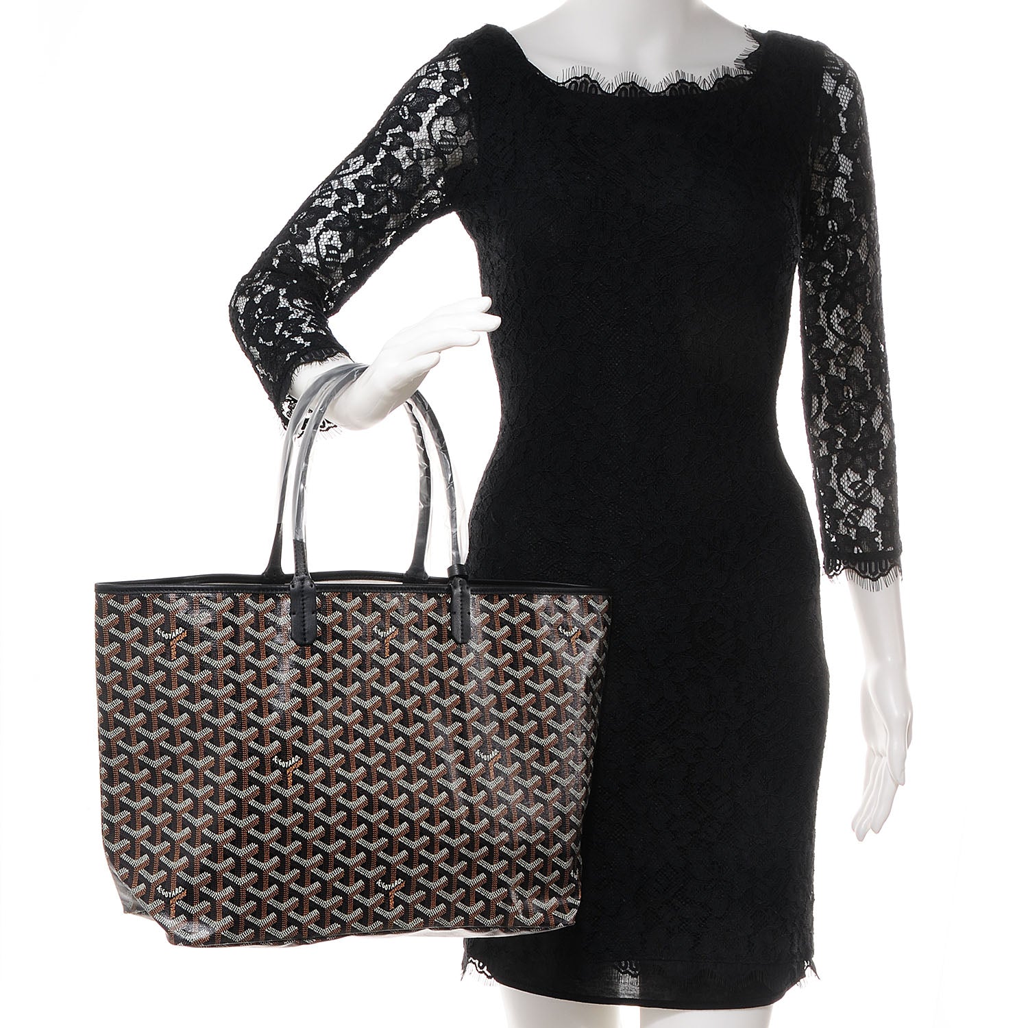 Goyard Goyardine Saint Louis PM Black 2 of 9