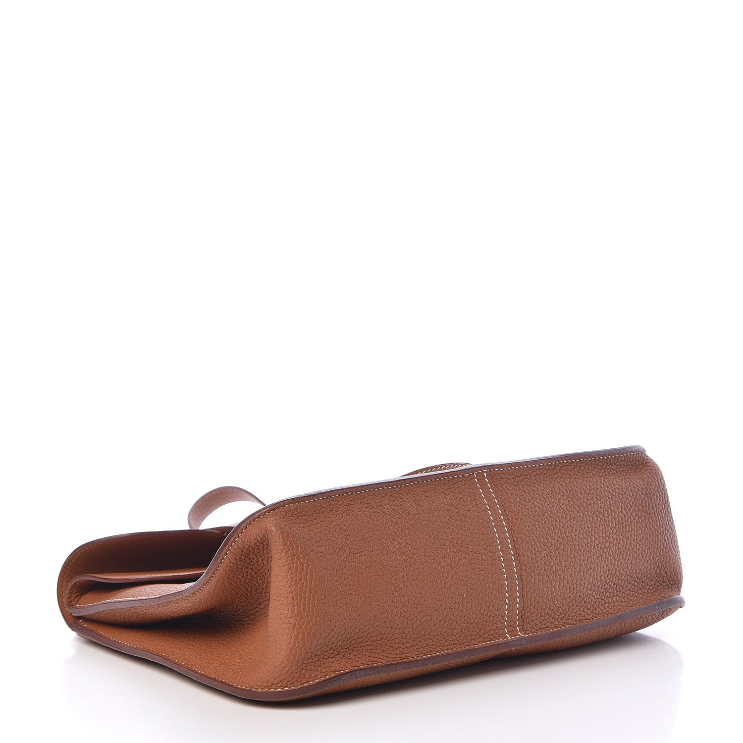Hermes Taurillon Clemence Halzan 31 Gold 4 of 10