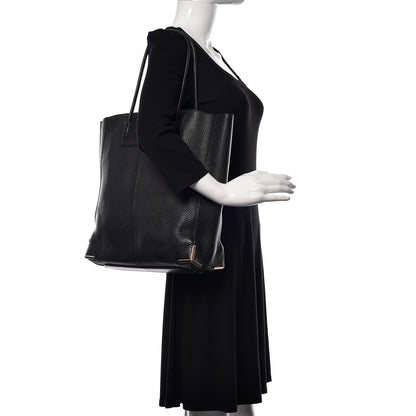 Alexander Wang Pebbled Calfskin Large Prisma Skeletal Tote Black Rose Gold Hardware 2 of 25
