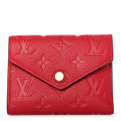 Louis Vuitton Empreinte Victorine Wallet Cherry 1 of 7