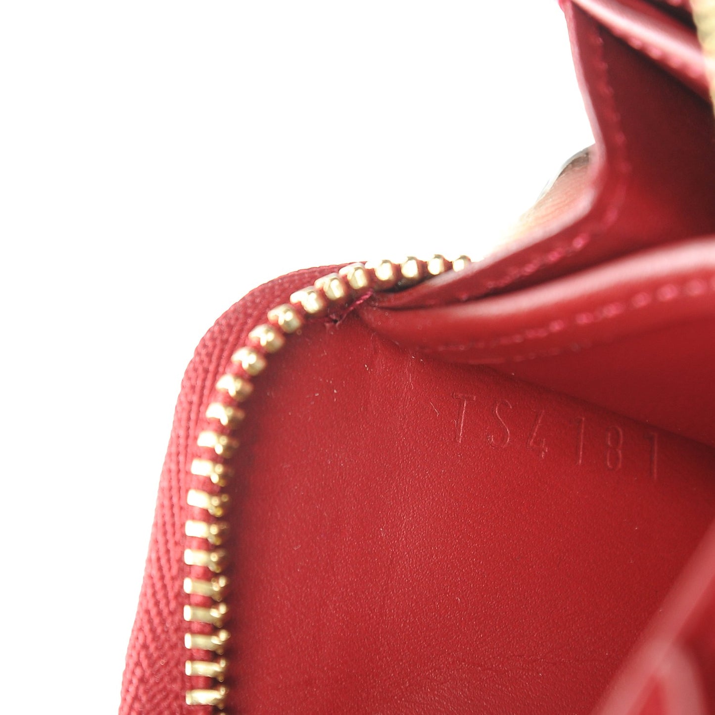 Vernis Rayures Zippy Coin Purse Pomme D'Amour
