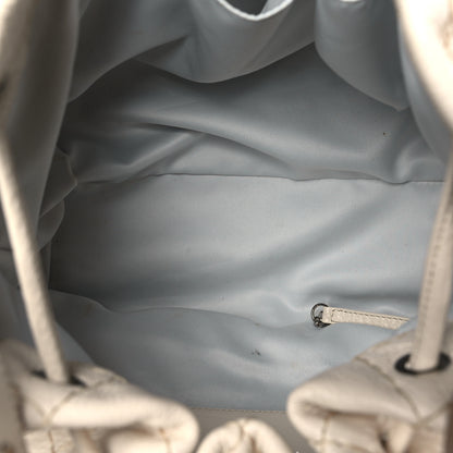 Chanel Glazed Calfskin On The Road Drawstring Tote Ivory 5 of 11