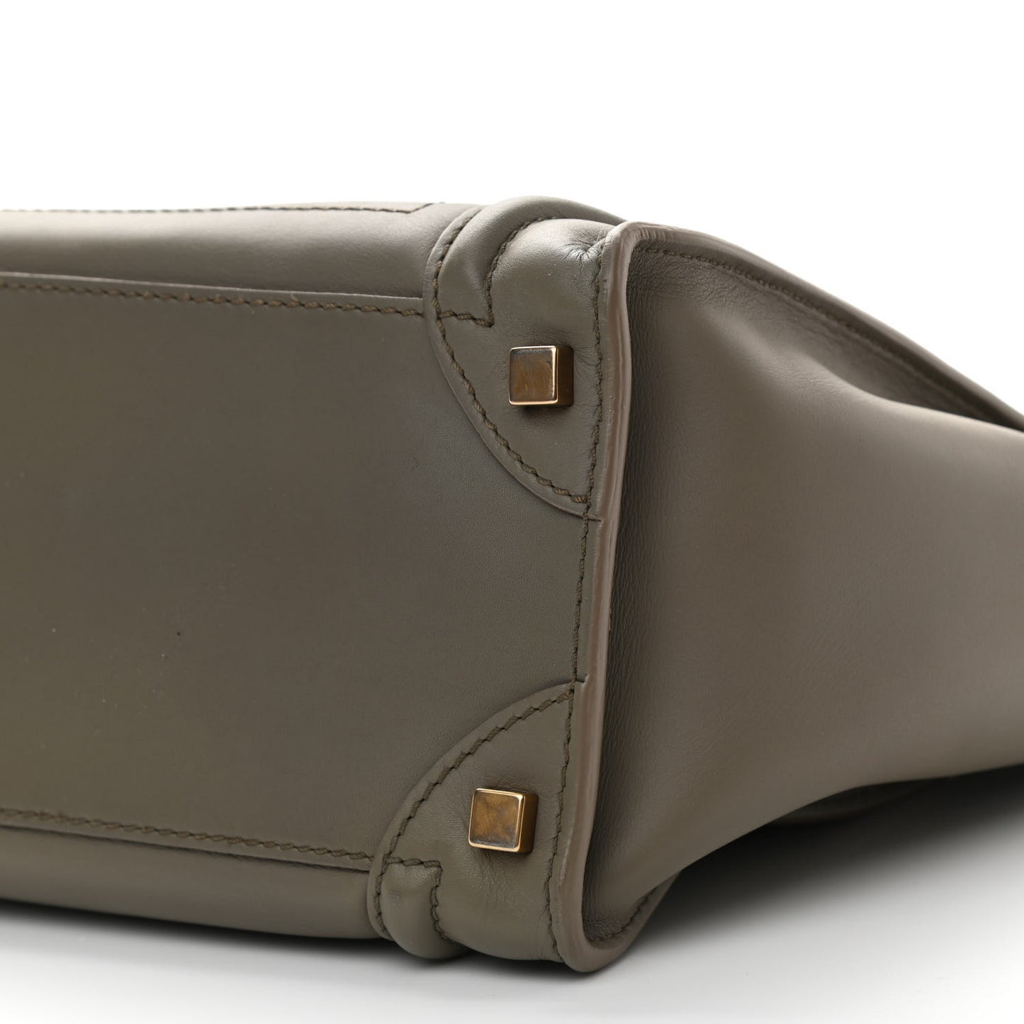 Smooth Calfskin Micro Luggage Khaki