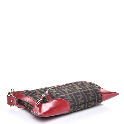Fendi Zucca Small Shoulder Bag Red 4 of 9