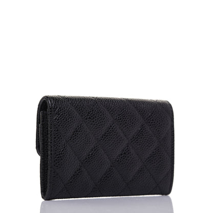 Chanel Caviar Quilted Flap Card Holder Black 3 of 11