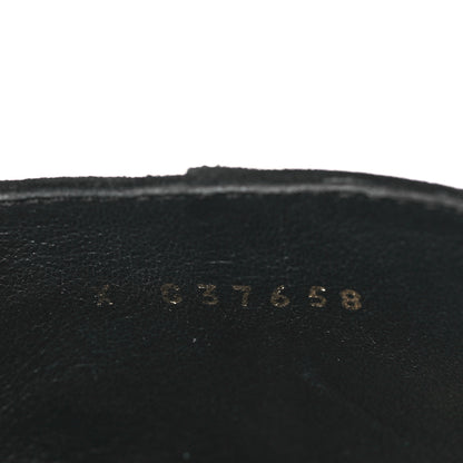 Chanel Suede Calfskin CC Turnlock Short Boots 36 Black 8 of 9
