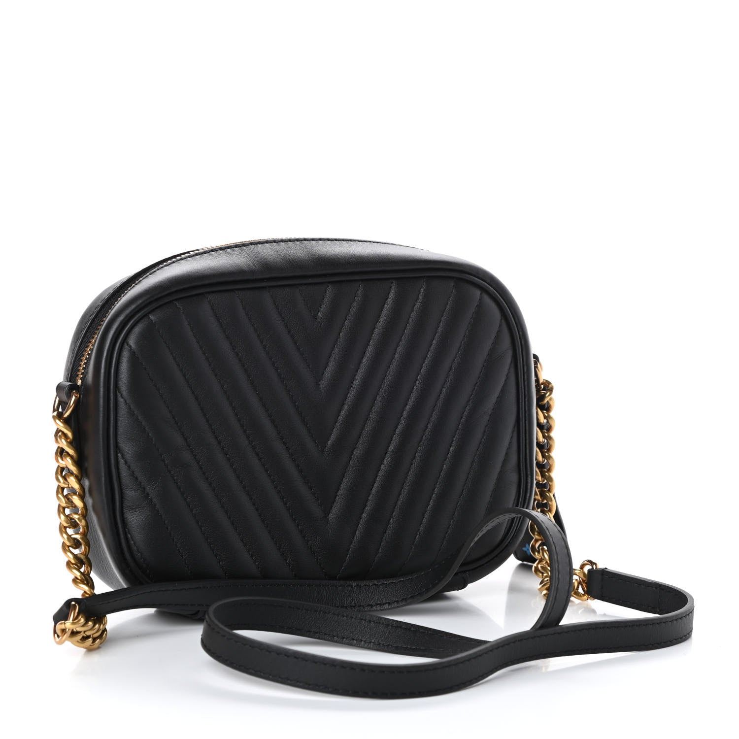 Louis Vuitton Calfskin New Wave Camera Bag Black 3 of 9