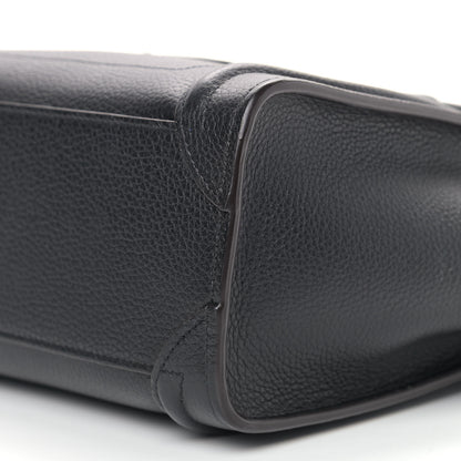 Celine Drummed Calfskin Nano Luggage Amazone 10 of 10