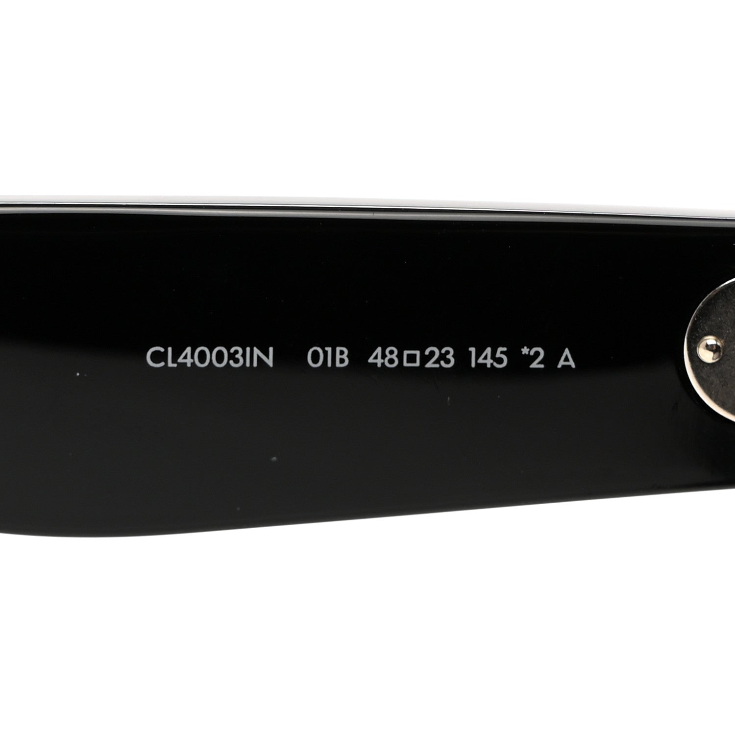 Celine Acetate Round Sunglasses CL4003IN Black 5 of 7