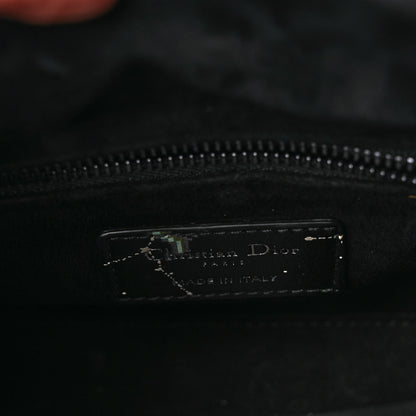 Christian Dior Calfskin Pixel Zodiac Mini Lady Dior Black Multicolor 6 of 8