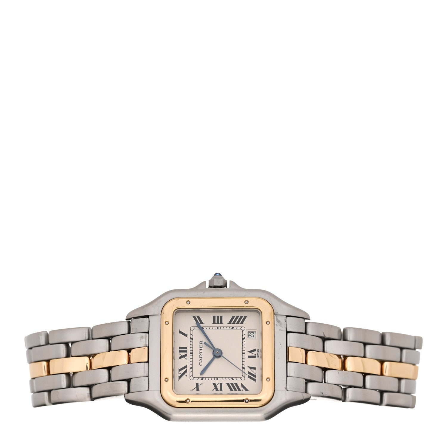 Cartier Stainless Steel 18K Yellow Gold 27mm Panthere Quartz Watch 2 of 4