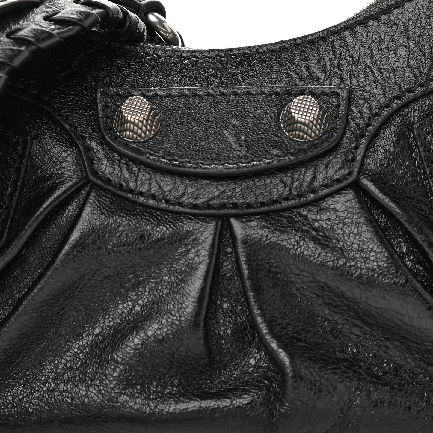 Agneau Arena Le Cagole Shoulder Bag XS Black
