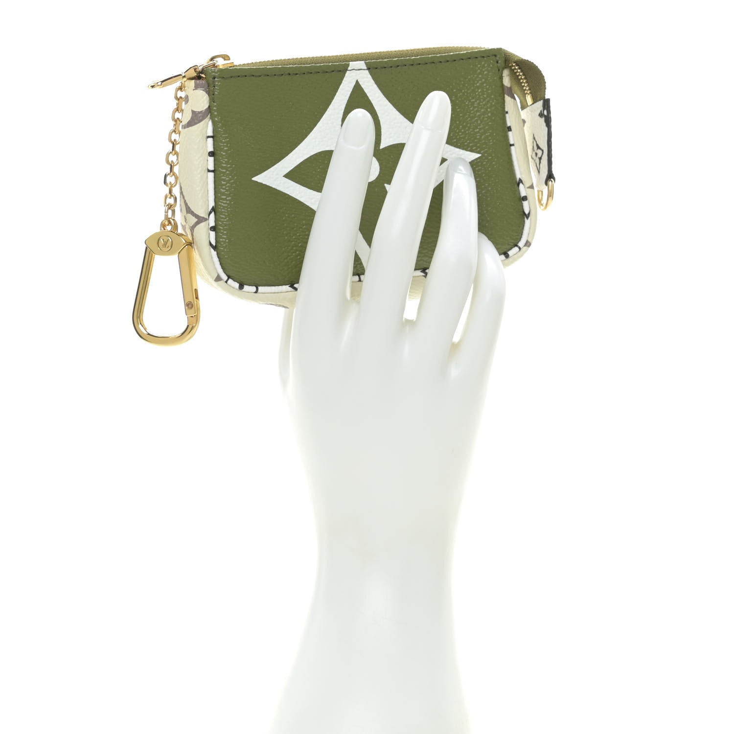 Louis Vuitton Monogram Giant Micro Pochette Accessories Kaki White 2 of 9