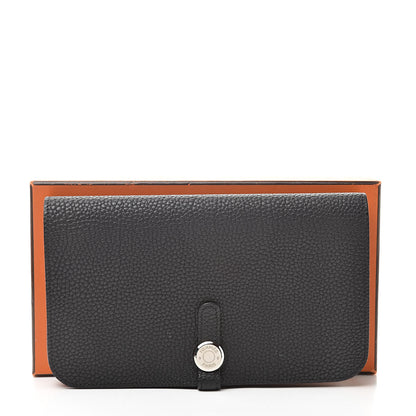 Hermes Togo Dogon Duo Wallet Black 12 of 12
