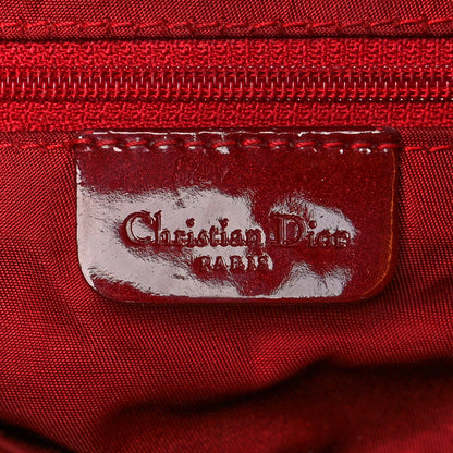 Christian Dior Patent Diorissimo Saddle Bag Dark Red 5 of 13