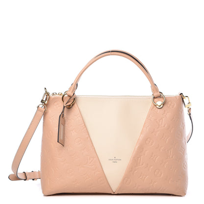 Louis Vuitton Empreinte V Tote MM Beige Rose Creme 1 of 11