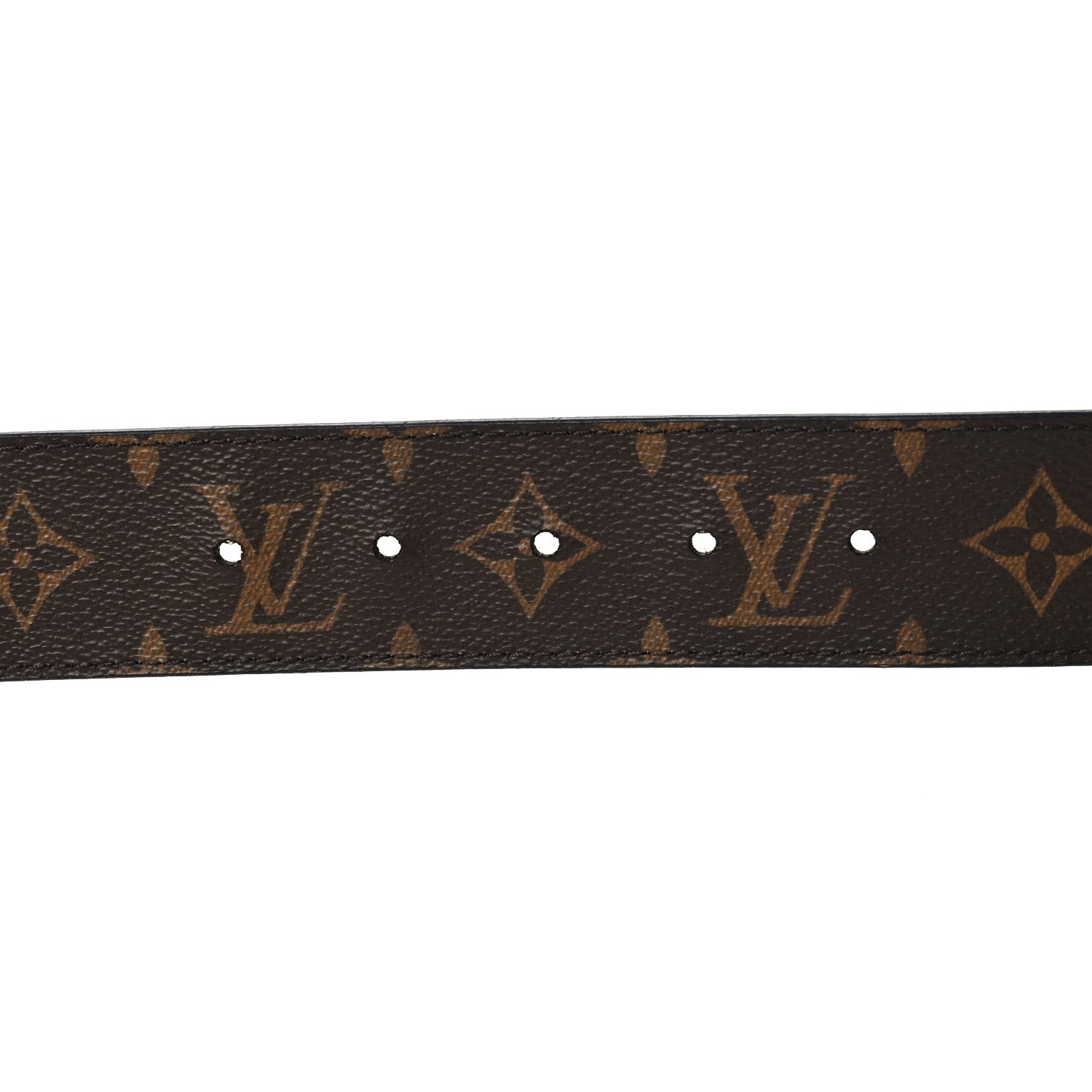 Louis Vuitton Calfskin Monogram 40mm LV Initiales Reversible Belt 85 34 Black 3 of 5
