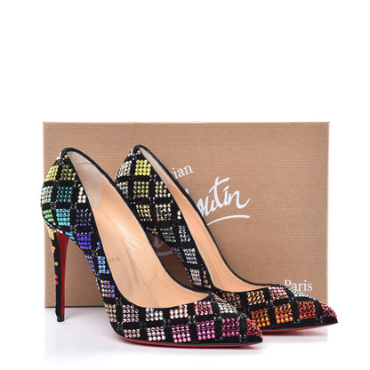 Christian Louboutin Crystal Arletta 100 Pumps 39.5 Black Multicolor 10 of 10