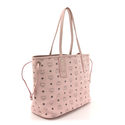 MCM Visetos Medium Liz Reversible Shopper Tote Powder Pink 5 of 21