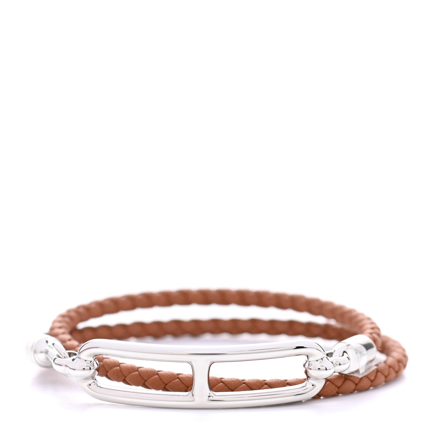 Hermes Swift Roulis Double Tour Bracelet T2 Gold 1 of 6