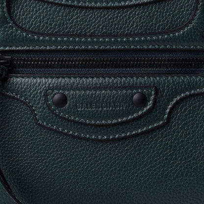 Balenciaga Grained Calfskin Neo Classic Matte Black Hardware S City Forest Green 8 of 10