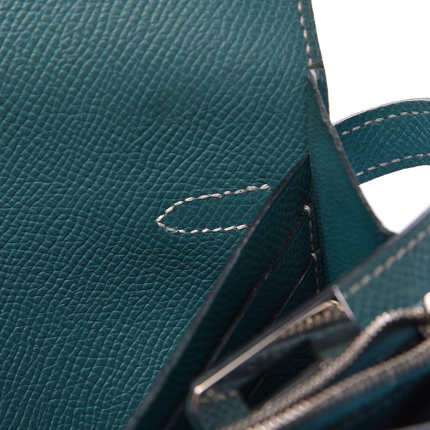 Epsom Kelly Longue Wallet Blue Jean