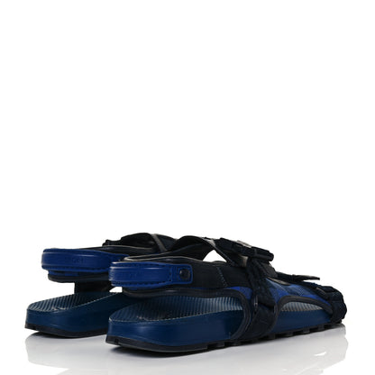 Louis Vuitton Damier Graphite Sandals 8 Navy 4 of 8