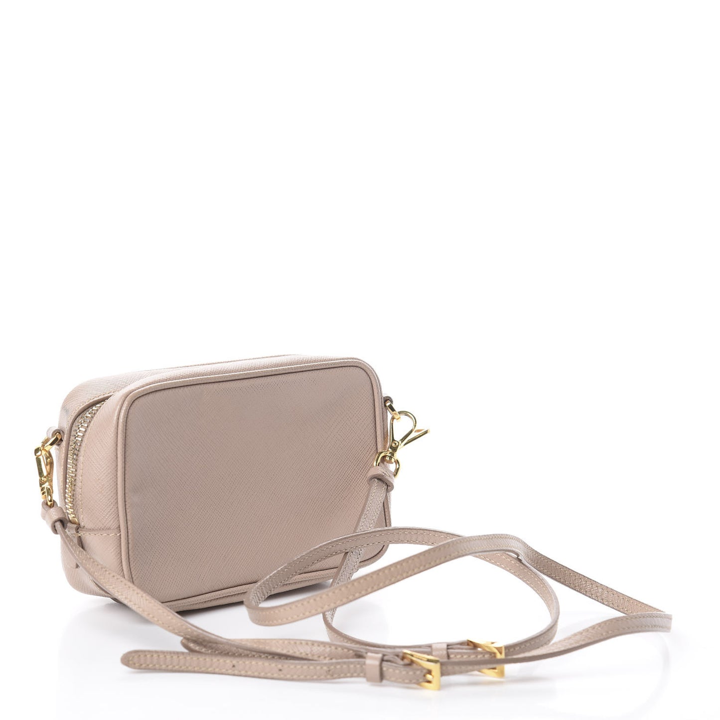 Saffiano Mini Camera Crossbody Cammeo