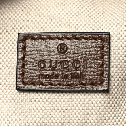 Gucci GG Supreme Monogram Textured Calfskin Retro Interlocking G Backpack Brown Beige 6 of 10