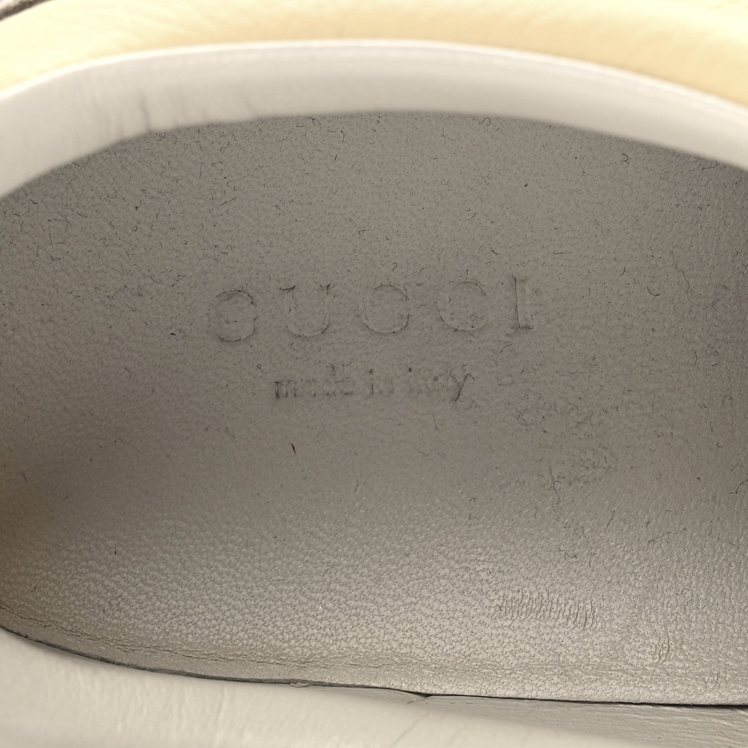 Gucci Calfskin Suede Web G74 Sneakers 37 Oatmeal Burro New Mystic White 7 of 8
