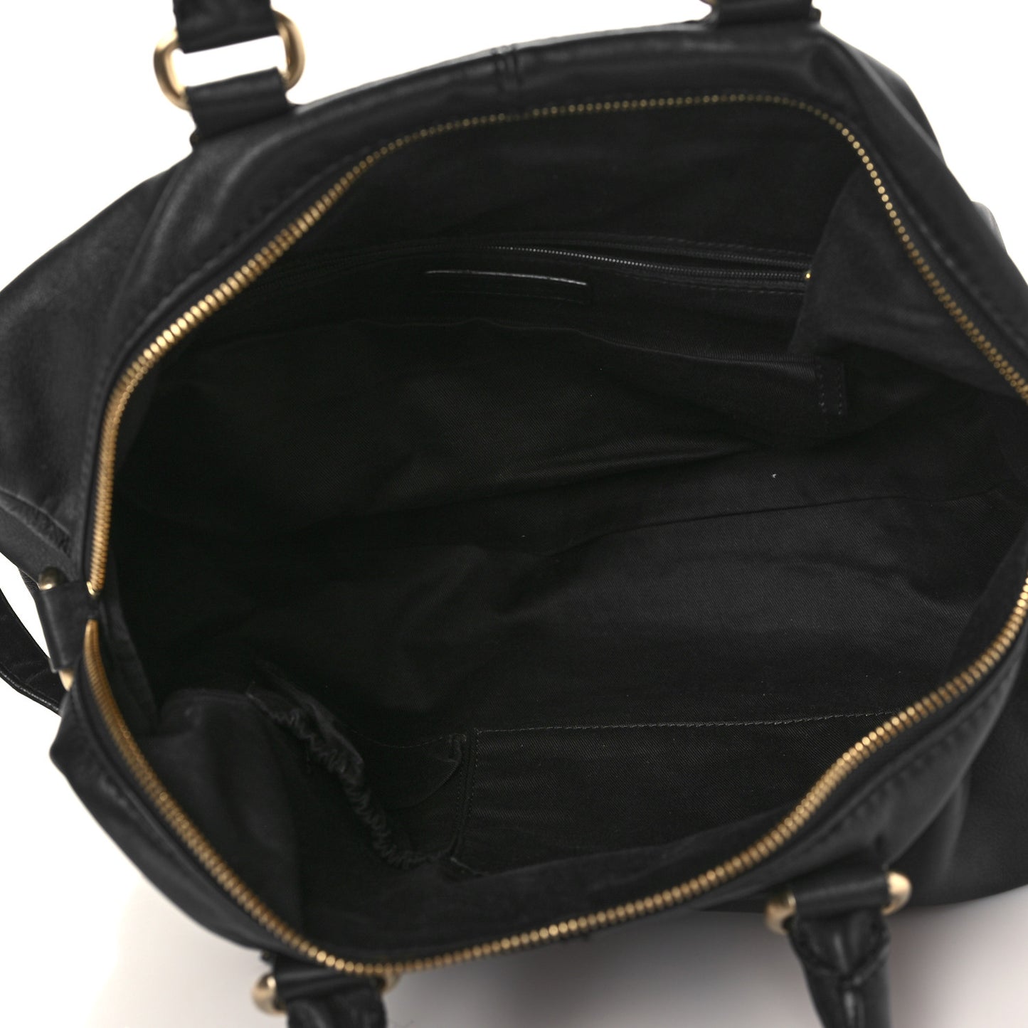 Sugar Goatskin Duffle Bag Black