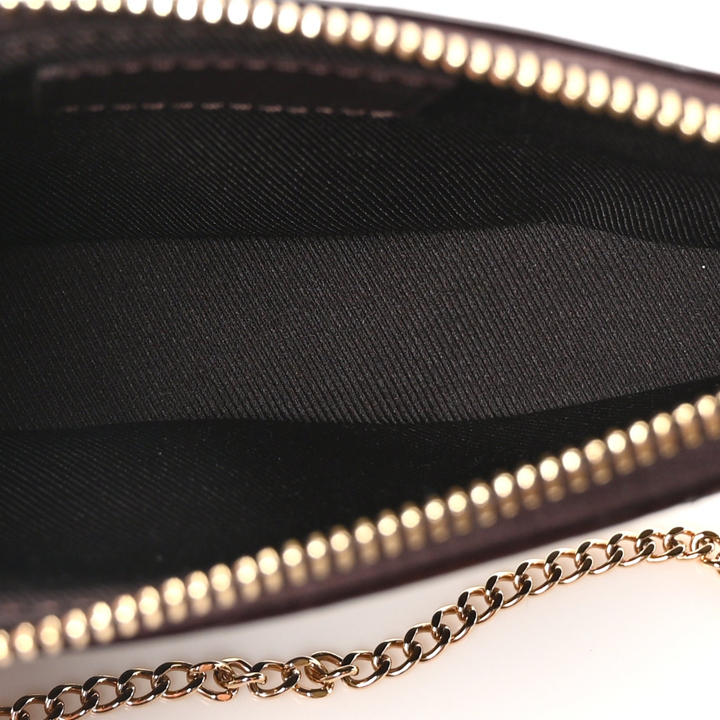 Vernis Monogram Mini Pochette Accessories Amarante