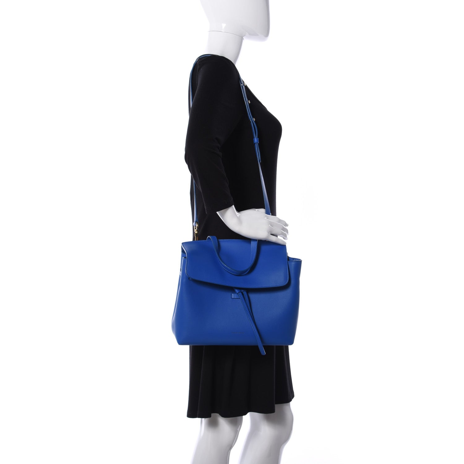 Mansur Gavriel Calfskin Mini Lady Bag Royal 2 of 8