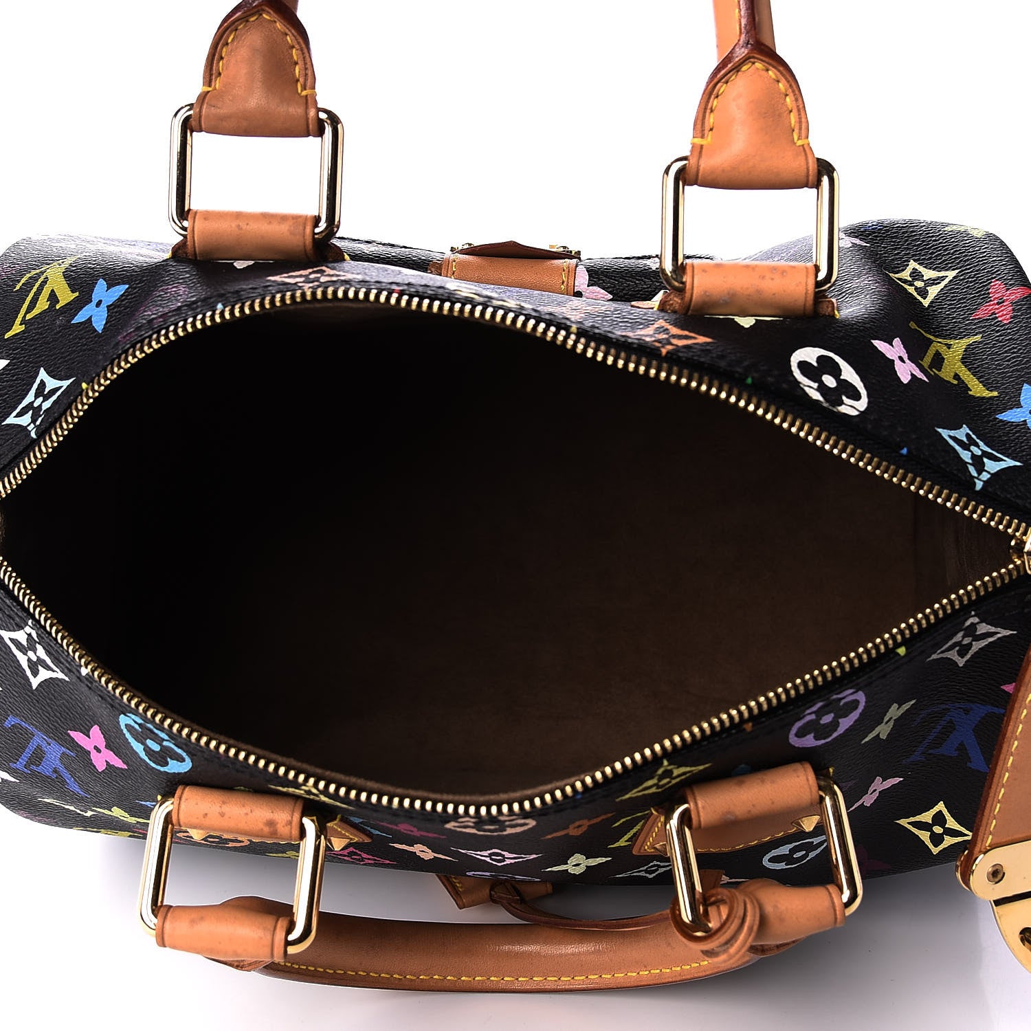 Louis Vuitton Monogram Multicolor Speedy 30 Black 4 of 13