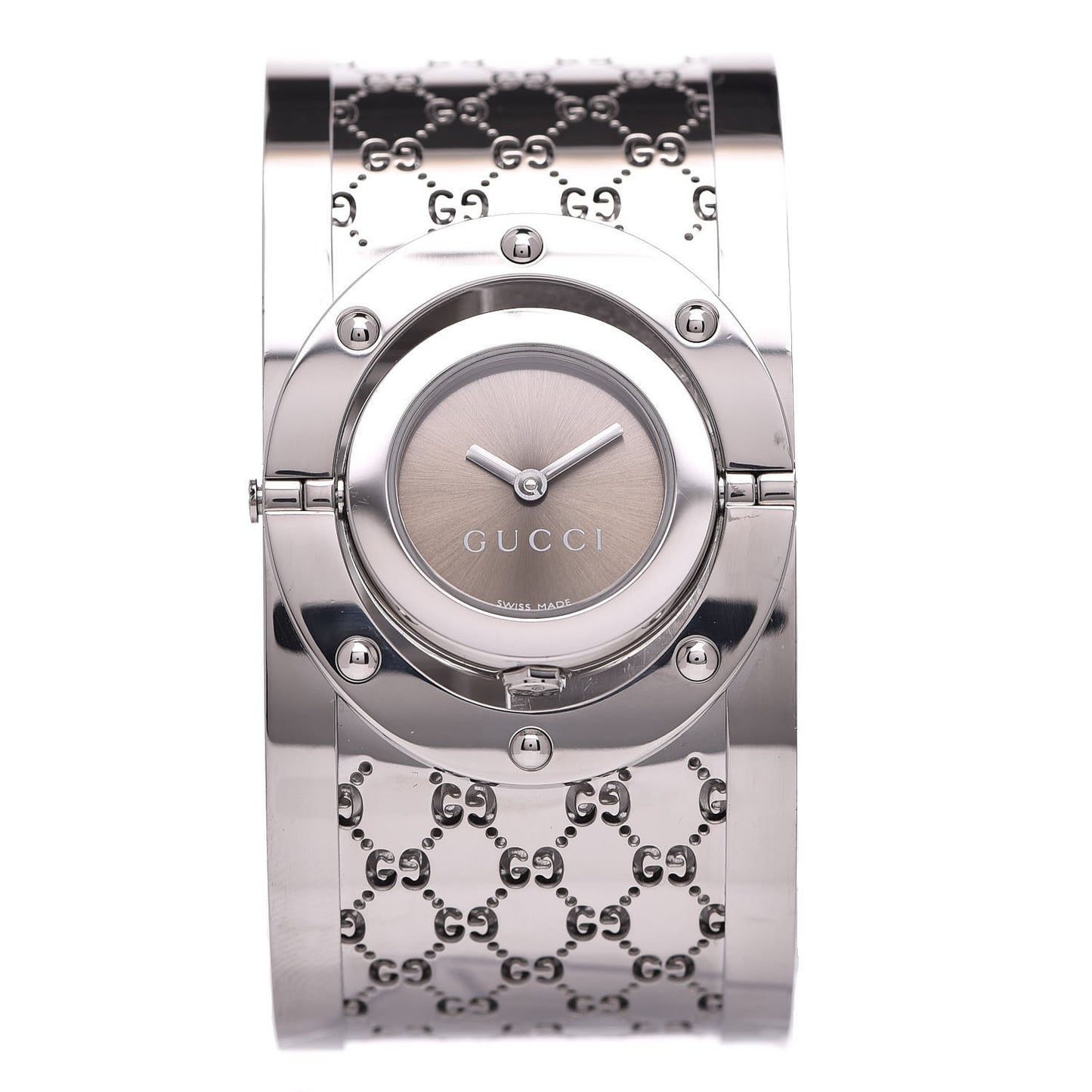 Stainless Steel 33mm Twirl Quartz Watch Brown