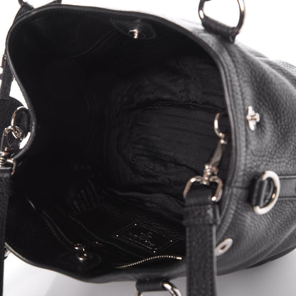 Prada Vitello Daino Shoulder Bag Nero Black 6 of 8