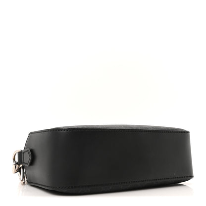 Gucci GG Supreme Monogram Web Shoulder Bag Black Grey 4 of 9