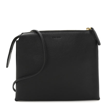 The Row Matte Grained Calfskin Mini Nu Twin Bag Black 1 of 11