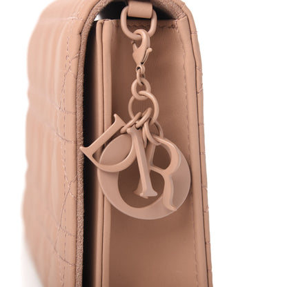 Christian Dior Ultra Matte Calfskin Cannage Lady Dior Clutch Fard 12 of 13