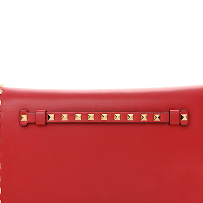 Valentino Garavani Nappa Rockstud Wristlet Clutch Rosso Valentino 7 of 13