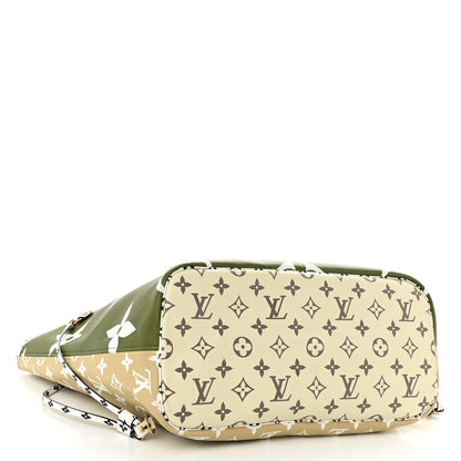 Louis Vuitton Monogram Giant Neverfull MM Kaki 4 of 10