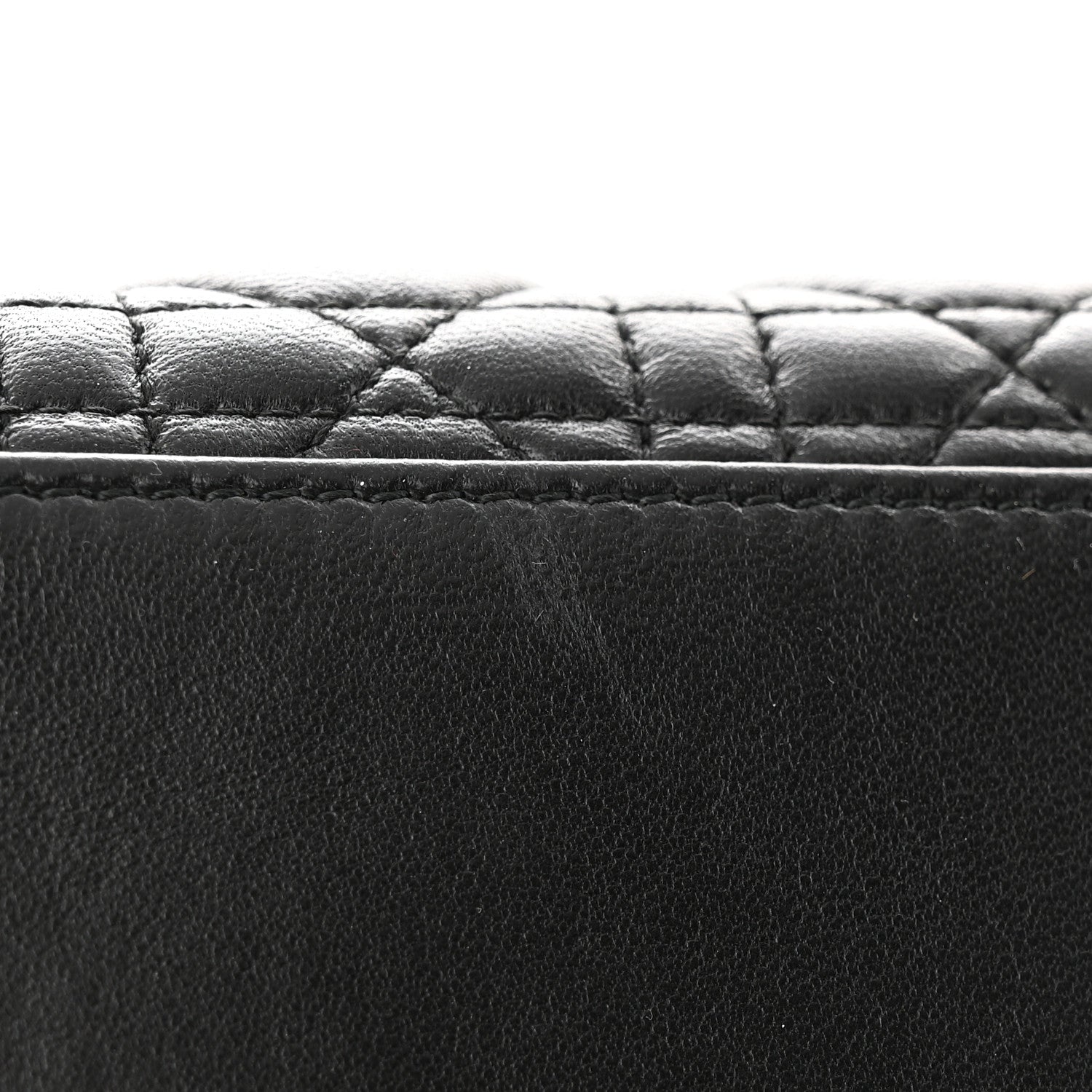 Christian Dior Lambskin Cannage Large Lady Dior Black 15 of 17