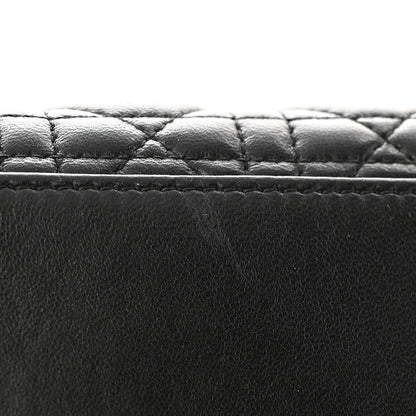 Christian Dior Lambskin Cannage Large Lady Dior Black 15 of 17