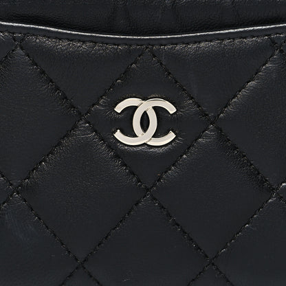 Chanel Lambskin Quilted Card Holder Black 9 of 9