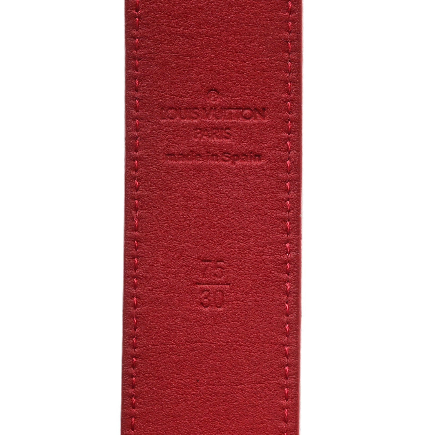 Louis Vuitton Monogram Multicolor Ceinture Belt 75 30 White 5 of 5