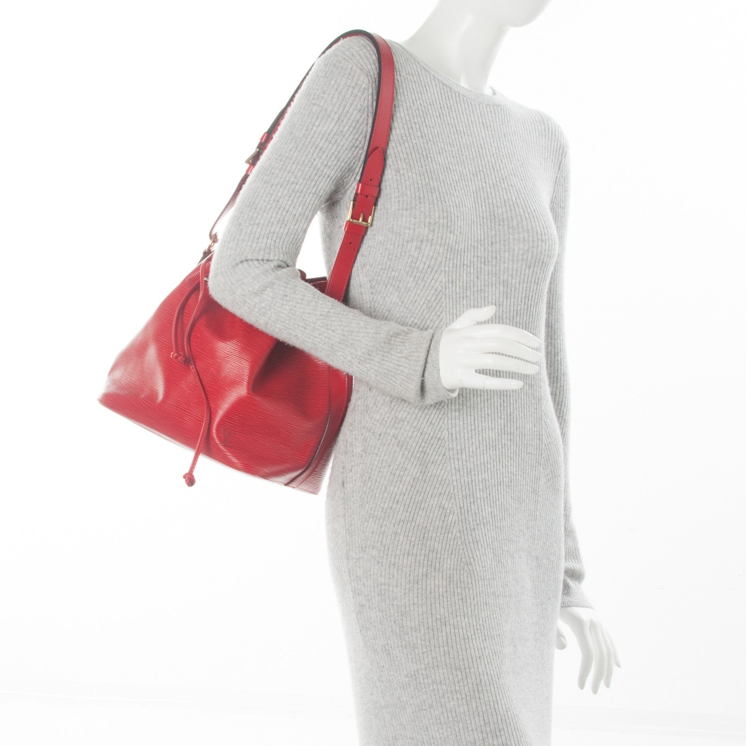 Louis Vuitton Epi Noe Castillan Red 2 of 7