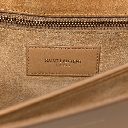 Saint Laurent Calfskin Classic Y Satchel Beige 6 of 17